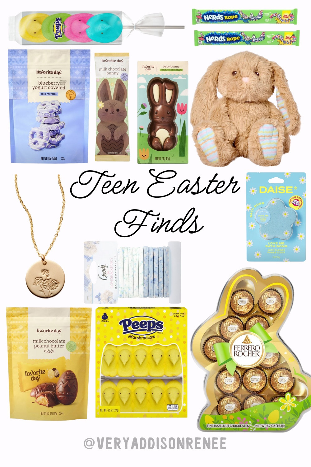 A blue and yellow vibe for your teen girl’s Easter basket this year! Follow for more and make sure to check my profile for more diy Easter basket ideas!




#LTKGiftGuide Easter, Easter basket, gift guide, teen girls, teen girl gift, Easter gifts, Easter gift, Easter gifts for teens, teen girl gift guide, target gifts, Easter crafts, holiday gifts, Easter basket ideas, gift basket, target finds, target Easter finds, teen girl gift, tween gift, teen girl gift guide, tween gifts, tween gift guides, bath bomb, floral bath bomb, Ferrero Rocher, peeps, chocolate eggs, plushie, stuffed animals, target 

#LTKFindsUnder50 #LTKKids #LTKU