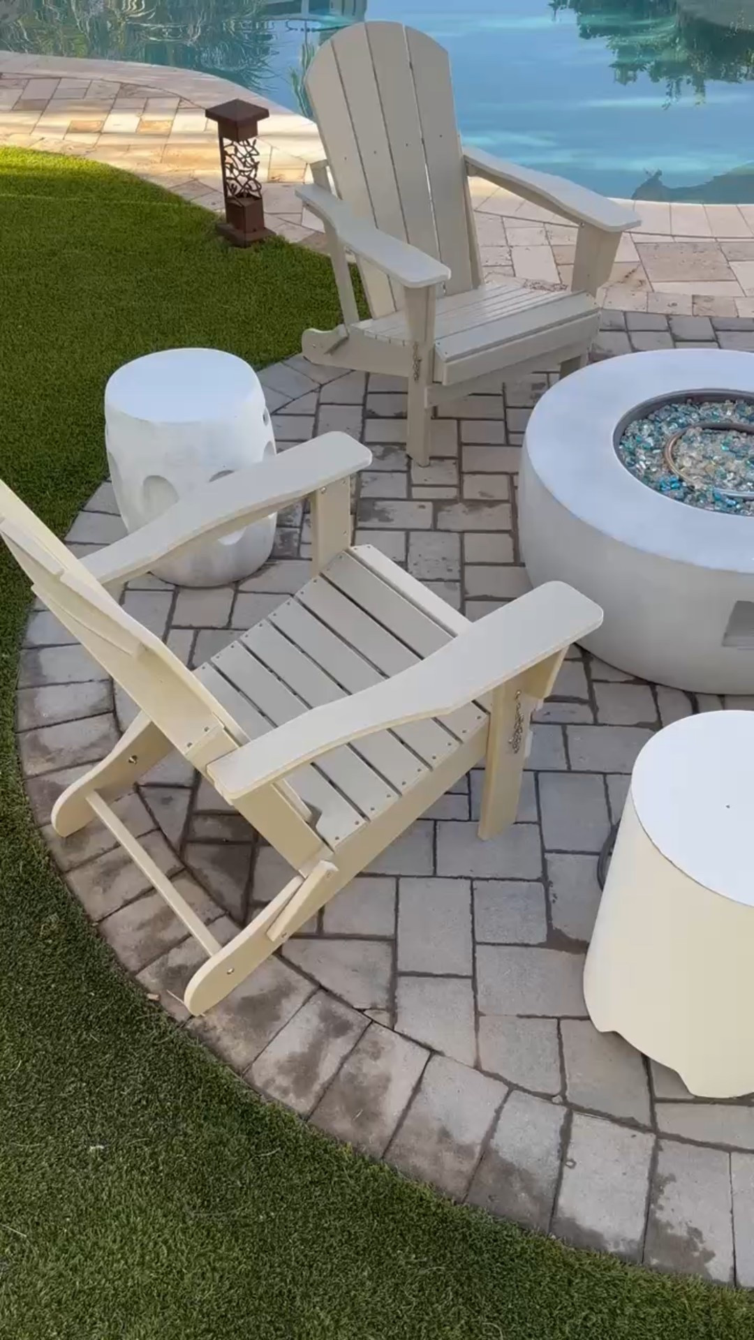 Check out our AZ house Adirondacks! We have had both for a few years now and love them… currently ON SALE from Wayfair! 😍☀️

#LTKSaleAlert #LTKHome #LTKSeasonal