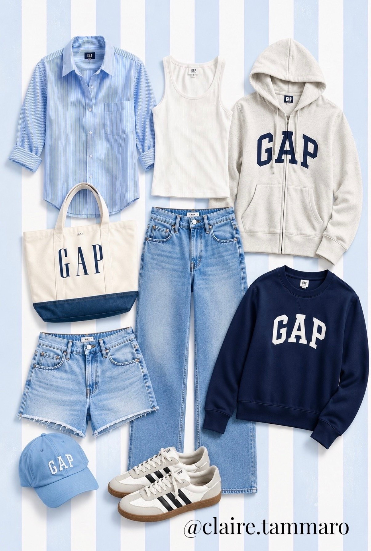 GAP is having one of their best sales 👏🏻 40% off everything for Friends & Family and the summer finds are SO good right now.

The striped button down, relaxed denim, classic GAP sweatshirts, and the sneakers I can already tell I’m going to wear on repeat 🙌🏻

Linking all my favorites here before sizes start disappearing 🤍

@gapstyle 

#gapstyle #gapfinds #summerstyle #casualoutfits #everydaystyle #ltkstyle #preppystyle #capsulewardrob