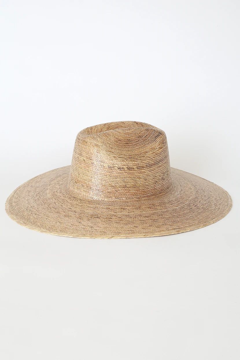 Palma Natural Wide-Brim Fedora Hat | Lulus (US)