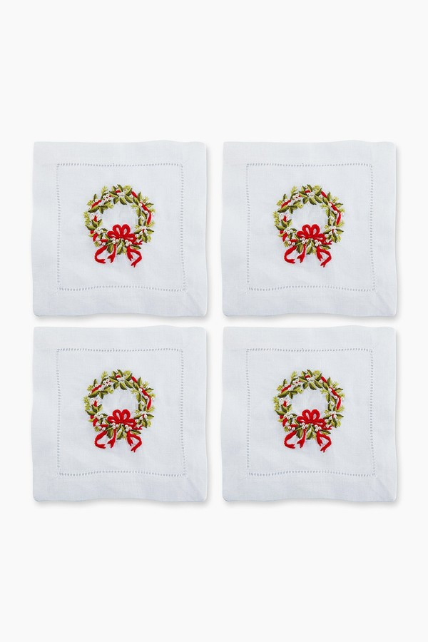 Pearl Wreath Cocktail Napkins | Tuckernuck (US)