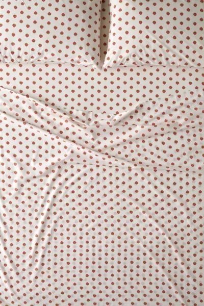 Strawberry Icon Sheet Set | Urban Outfitters (US and RoW)