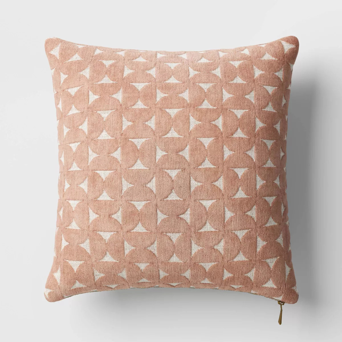 Velvet Jacquard Geo Square Throw Pillow - Threshold™ | Target