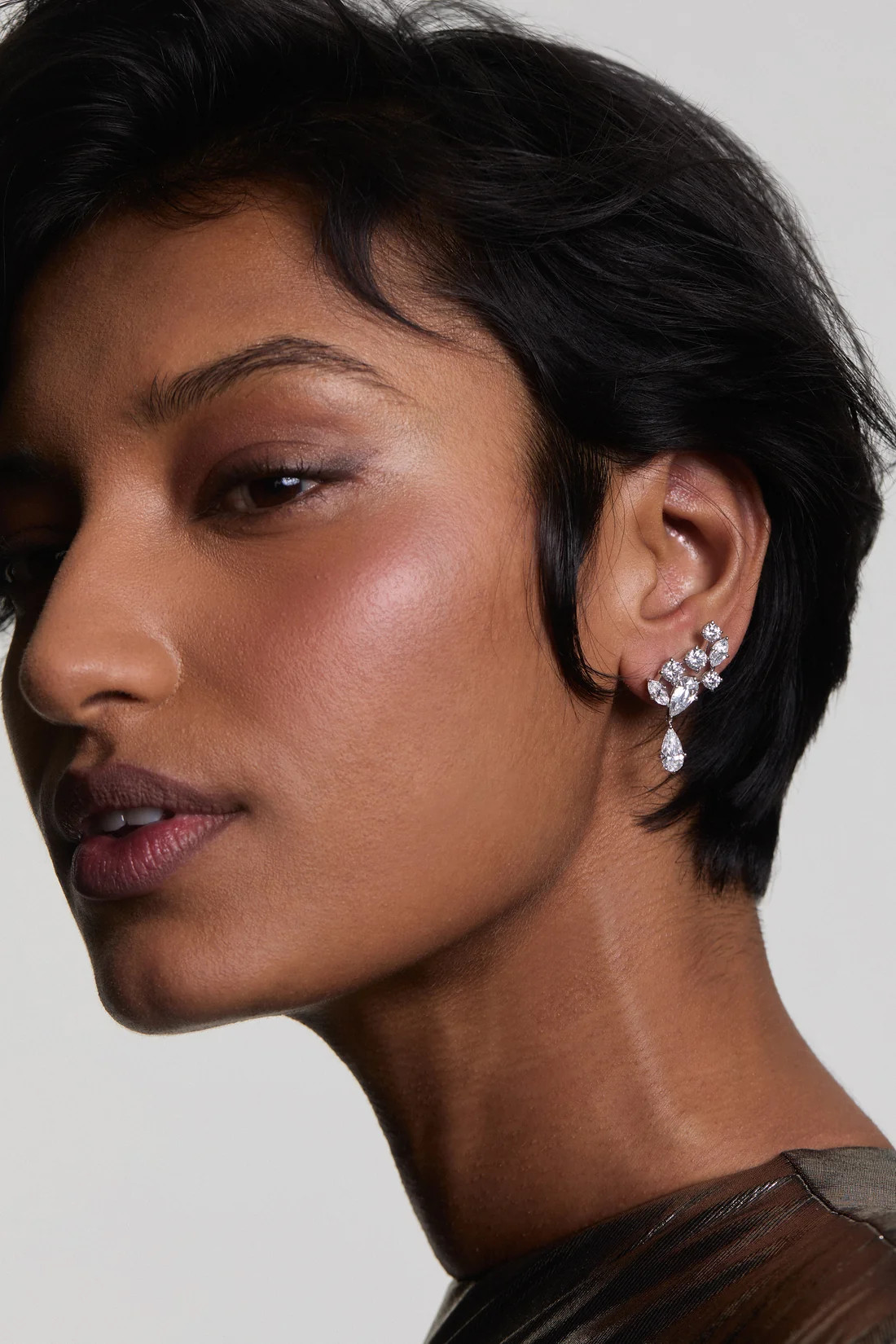 RIVIERA CLUSTER DROP EARRINGS | NADRI