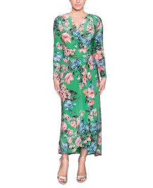 Rachel Rachel Roy Ruched-Waist Floral-Print Maxi Dress | Macys (US)