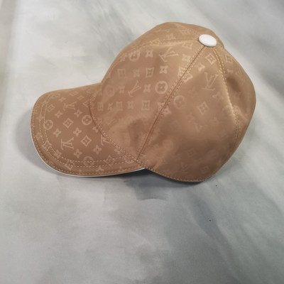 Louis Vuitton HAT Khaki CANVAS BASEBALL CAP ADJUSTABLE SIZE M | eBay US