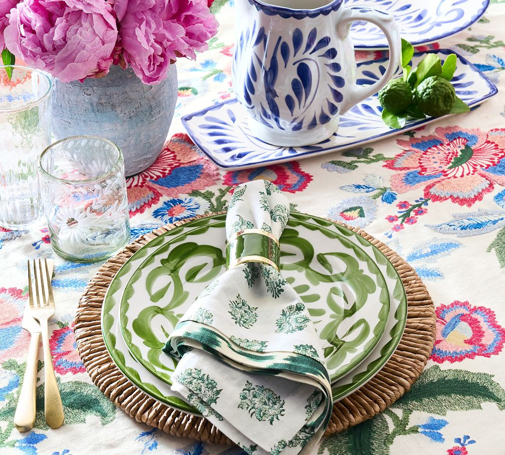 Puebla Stoneware Salad Plates | Pottery Barn (US)