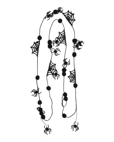 6ft Layered Spider Web Garland | TJ Maxx