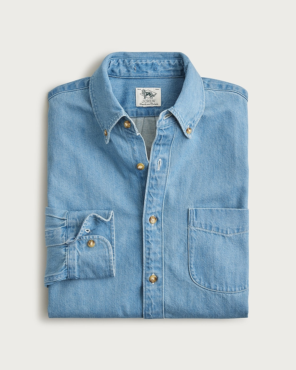 Midweight denim shirt | J. Crew US