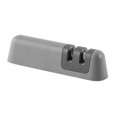 BergHOFF Leo Two-Stage Legacy Knife Sharpener With Non-slip Base, Grey | Target