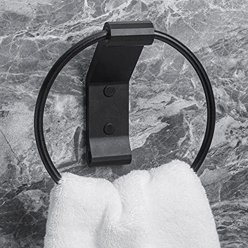 MERBAU Hand Towel Ring Towel Rack for Bathroom Shelves Wall Mount Storage Towel Holder, Kitchen Bath | Amazon (US)