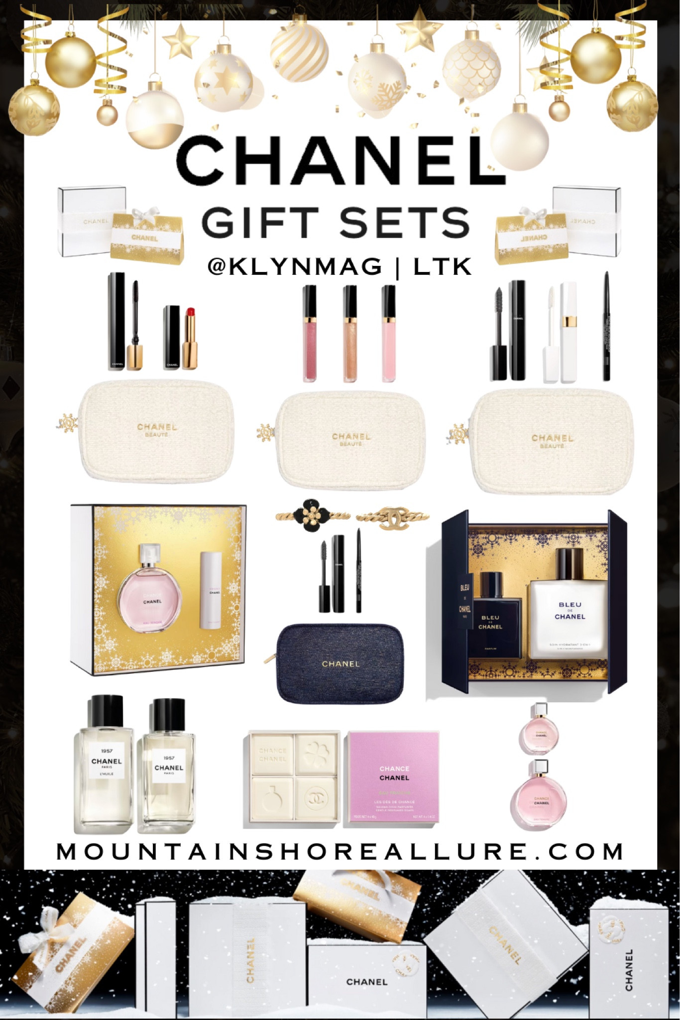 Chanel gift sets are here! These always sell out quickly, so grab yours while they last! Use my links to order directly from Chanel to receive a beautiful gift bag or box plus two complimentary samples of your choice. These sets make the perfect gift for moms, sisters, or best friends!

#LTKGiftGuide #LTKBeauty #LTKHoliday