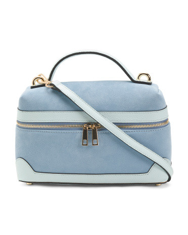 Made In Italy Suede Vanity Case | TJ Maxx