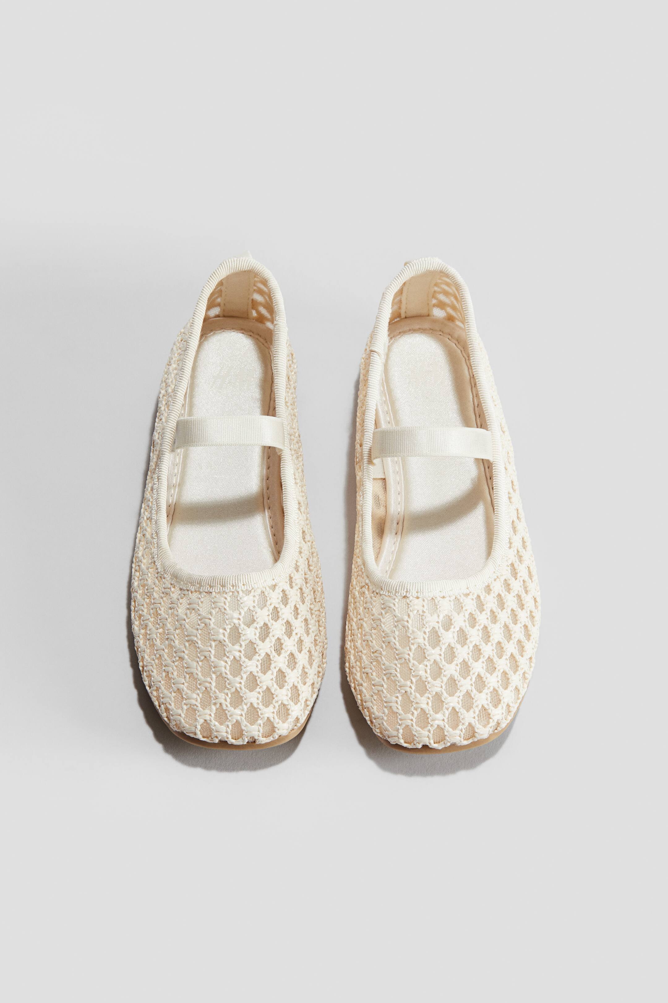 Net Ballet Flats - Cream - Kids | H&M US | H&M (US + CA)