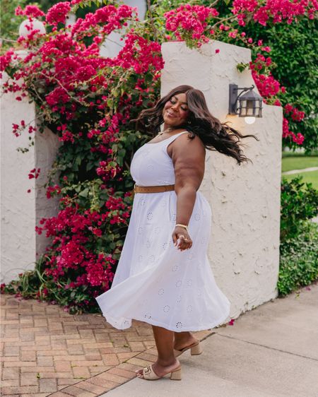 The perfect white eyelet dress does exist and it’s only $36! This cutie from Walmart is sure to sell out quickly so grab it while it’s in stock. I wish it came in more sizes. I’m wearing the largest size XXL/20.

This would be great for the season, brunch, church, graduation and all the things. 

No zipper and it’s a dress you put on from over head. Slight smocking to the back bodice.

#whitedresses #graddresses #plussizefashion 



#LTKsalealert #LTKplussize #LTKfindsunder50