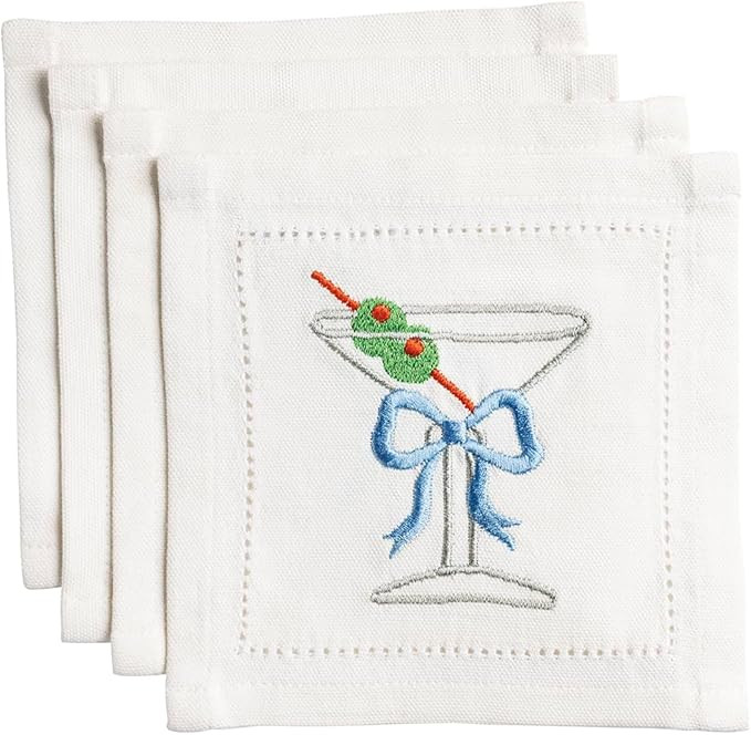 Mud Pie Martini Cocktail Napkin | Amazon (US)