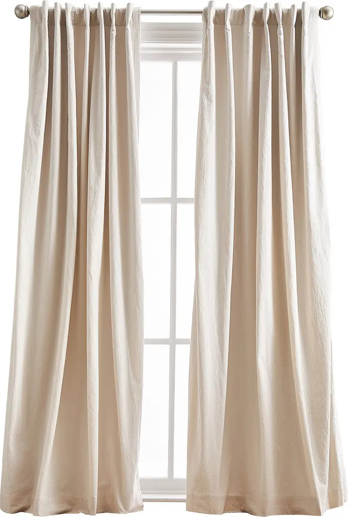 Sanctuary Set of 2 Lined Linen Curtain Panels | Nordstrom
