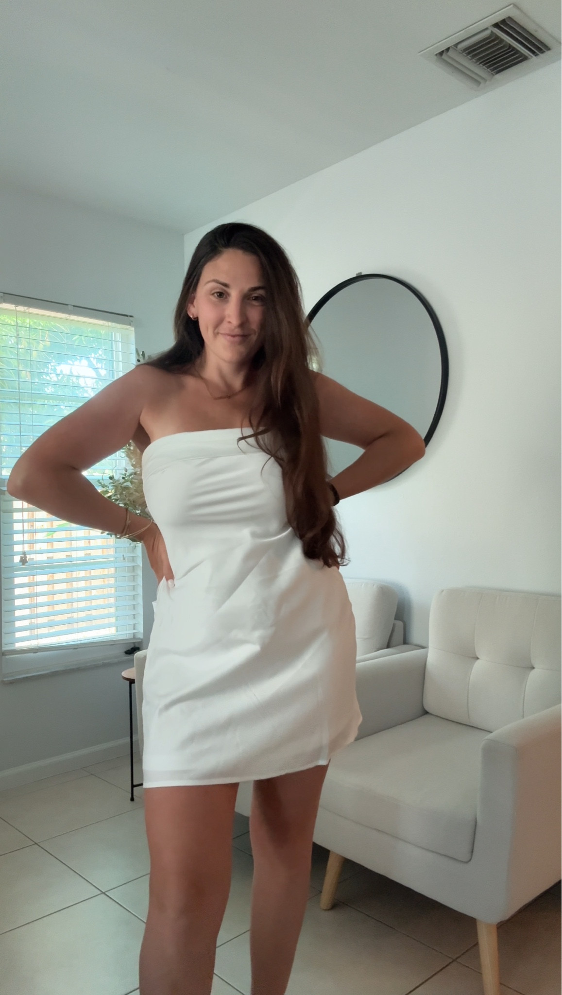 White silk mini dress for date night 🤍

#LTKPetite #LTKmomlife #LTKWedding