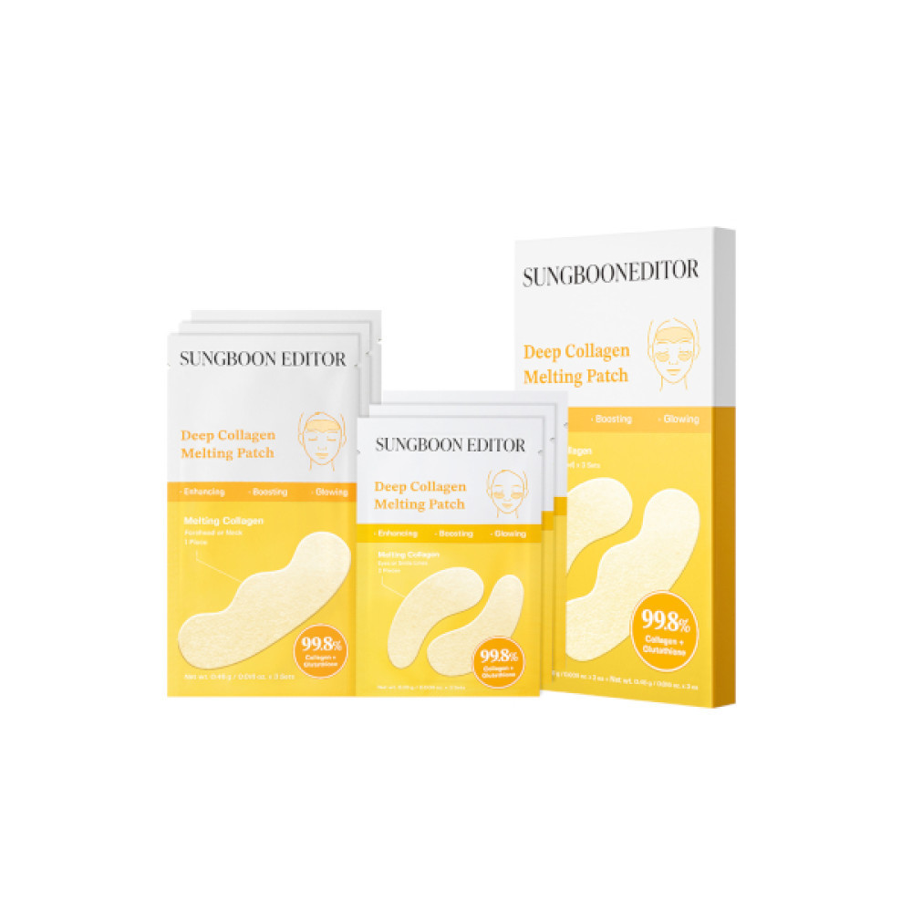 SUNGBOON EDITOR - Deep Collagen Melting Patch - 6pcs (0.28g*3ea, 0.46g*3ea) | STYLEVANA