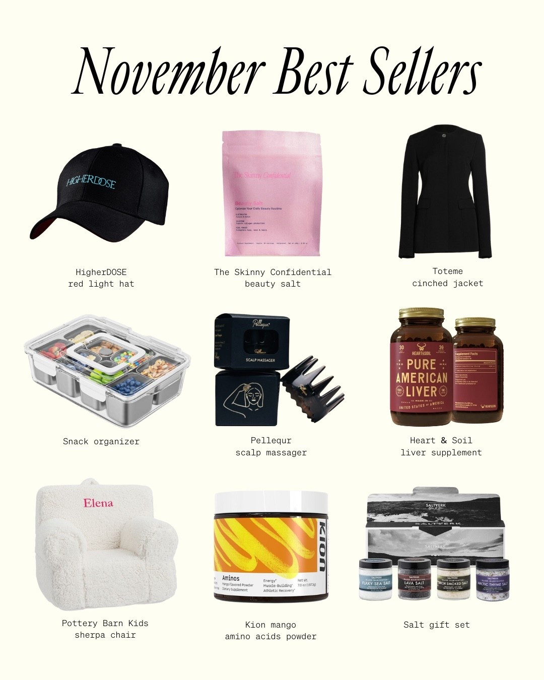 November best sellers