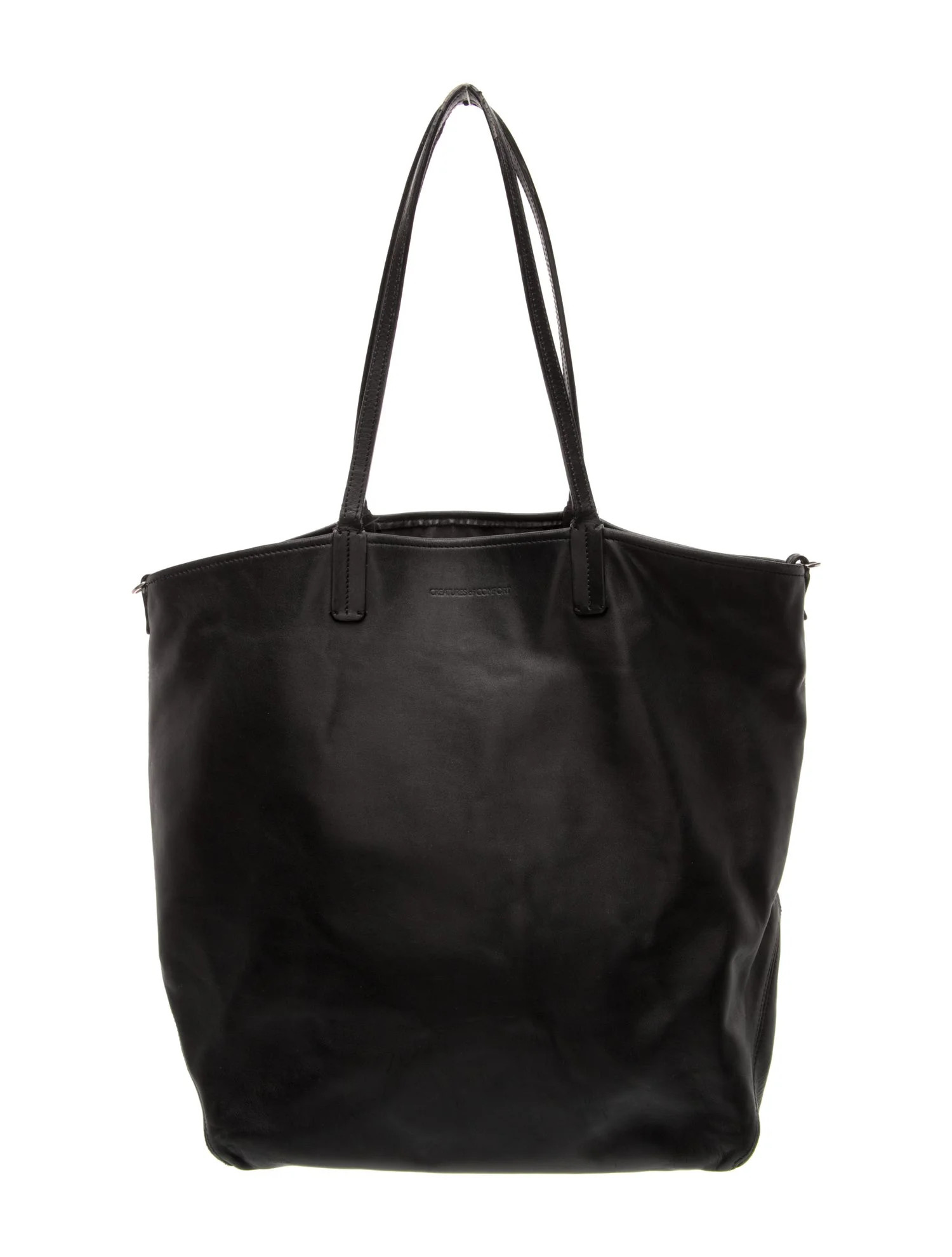 Creatures of Comfort Leather Tote - Black Totes, Handbags - WCA30729 | The RealReal | The RealReal
