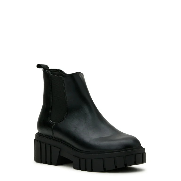 Madden NYC Women's Chunky Lug Chelsea Boots, Sizes 6-11 - Walmart.com | Walmart (US)