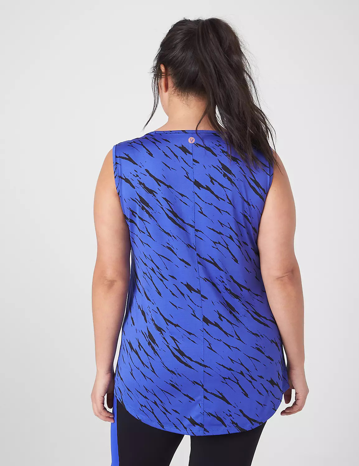 LIVI Wicking Crew-Neck Tank - Print | LaneBryant | Lane Bryant (US)