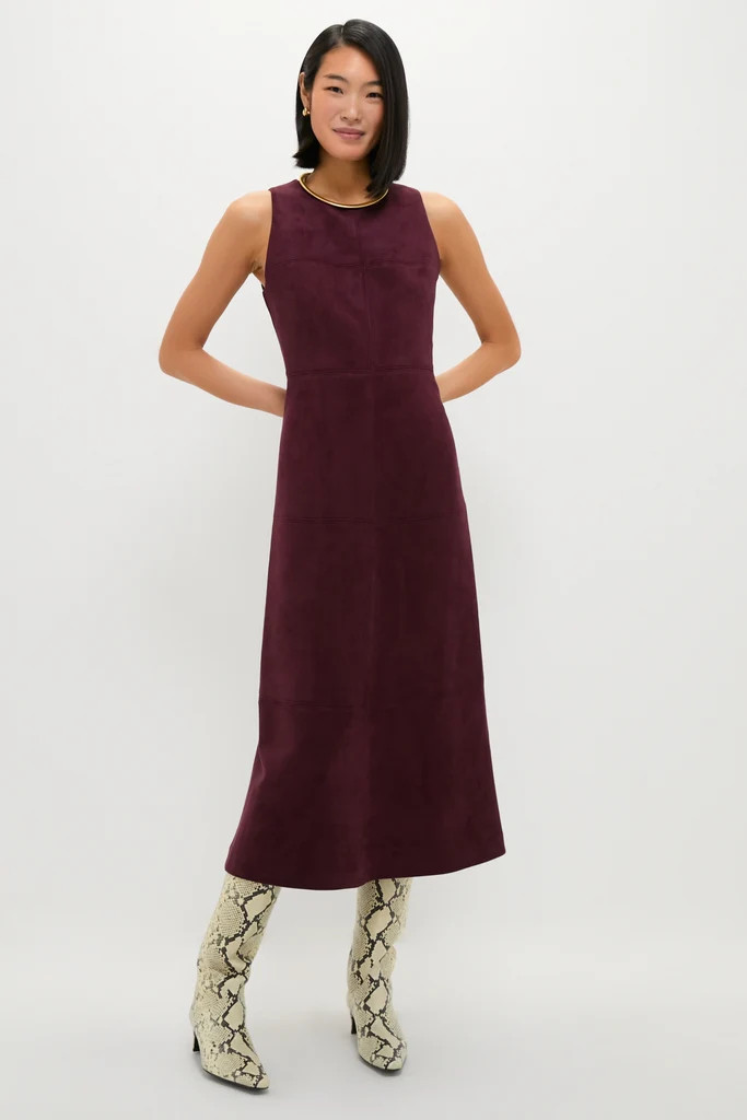Winetasting Vegan Suede Manon Dress | Tuckernuck (US)