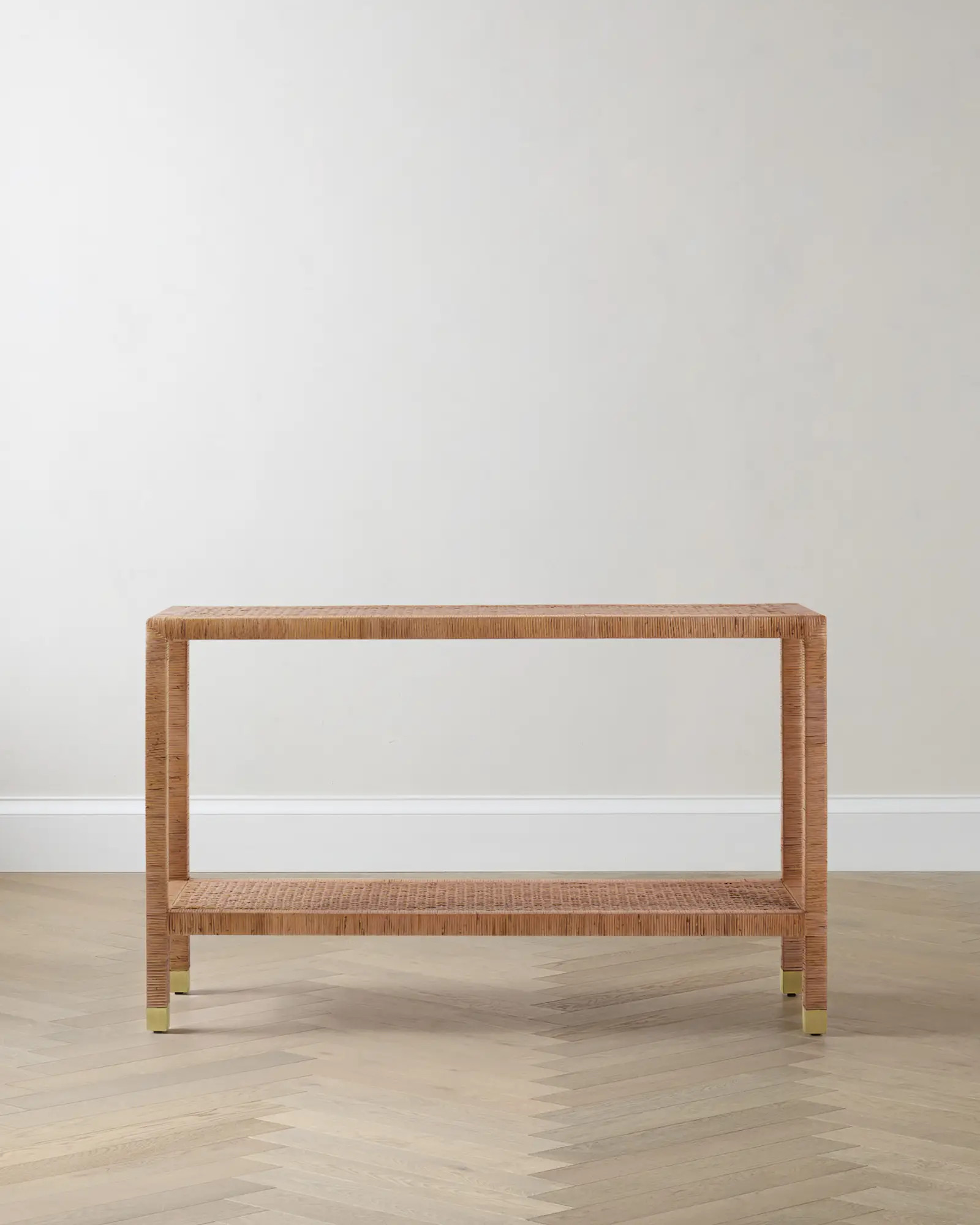 Handwoven Rattan Console Table | Quince