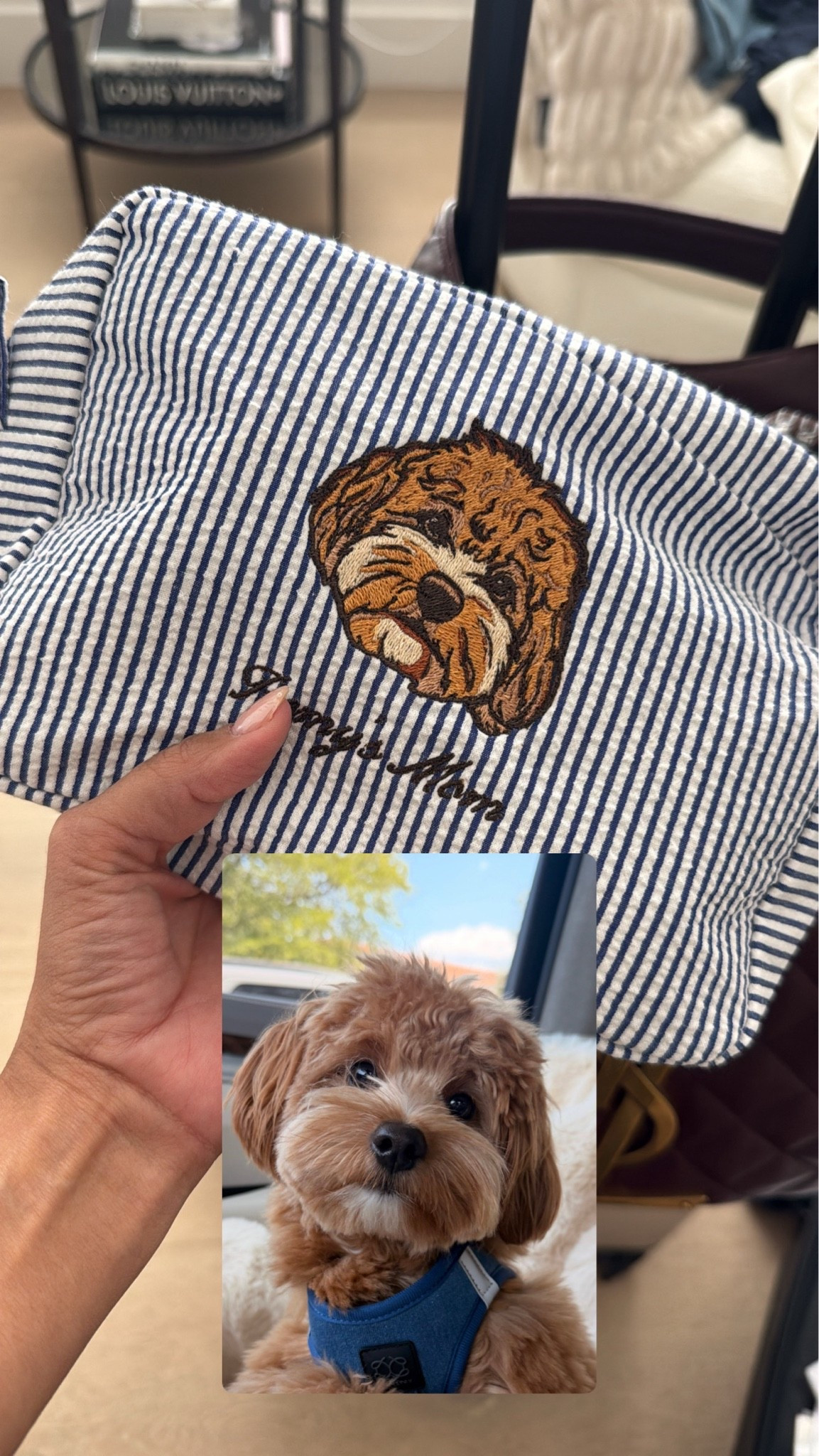 The sweetest custom pouch!!!