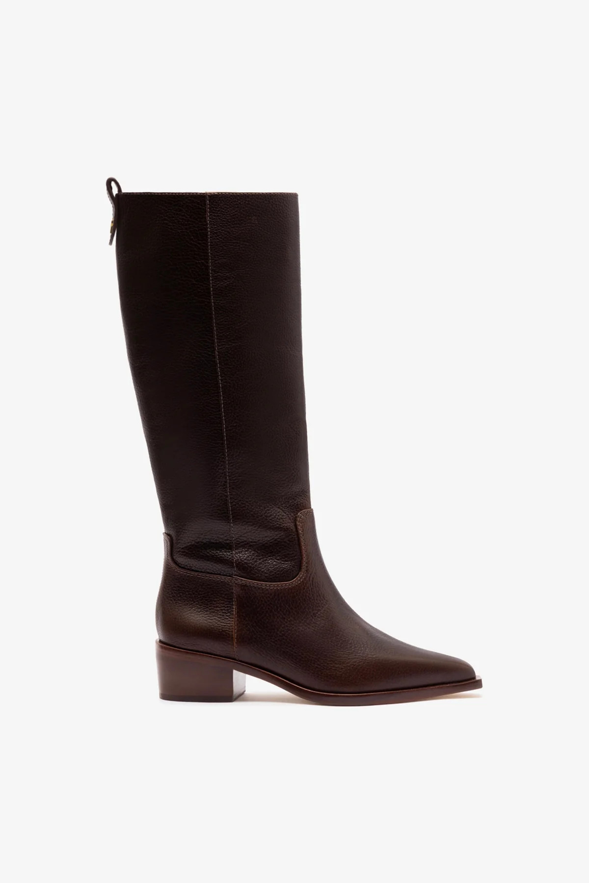 Florencia Boot In Brown Leather | Larroude