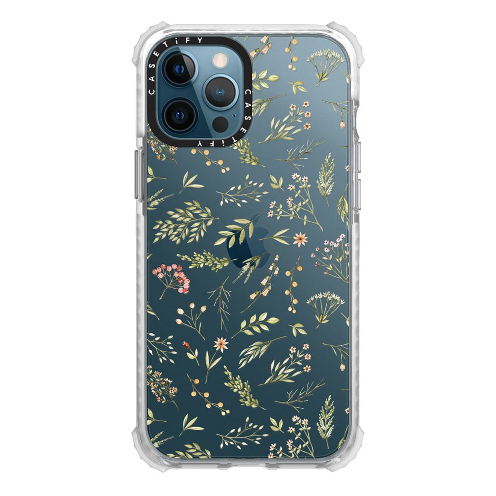 Modern Pink Yellow Green Watercolor Floral Berries | Casetify