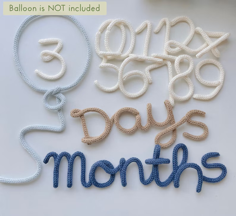 Baby milestone numbers set, baby photo shoot, baby shower gift, baby gift, | Etsy (US)