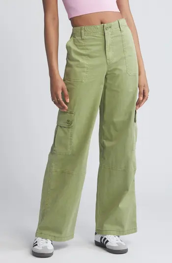 BP. Twill Wide Leg Cargo Pants | Nordstrom | Nordstrom