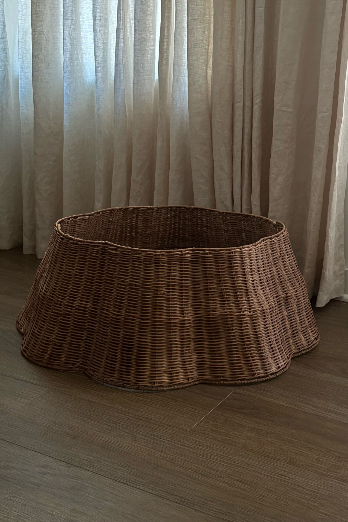 scalloped tree collar! the color is so good in person! 

#LTKHome #LTKHoliday #LTKSeasonal