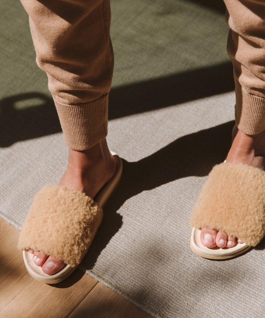 Shearling Slide Sandal | Jenni Kayne