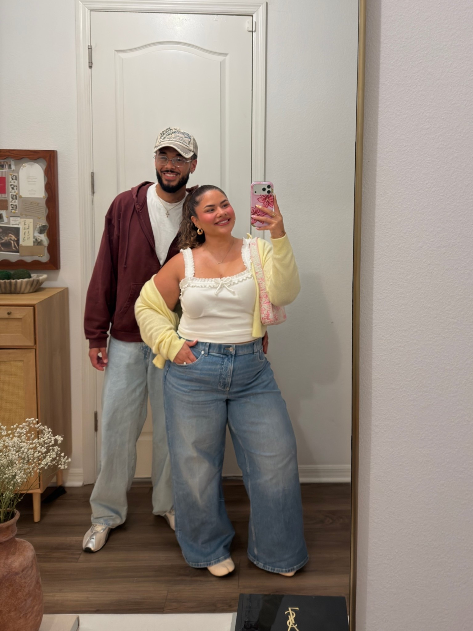 Movie night outfit 🎬✨

Wearing size 1x petite in the jeans, large in the top and XL in the cardigan

#LTKootd #LTKMidsize #LTKPetite