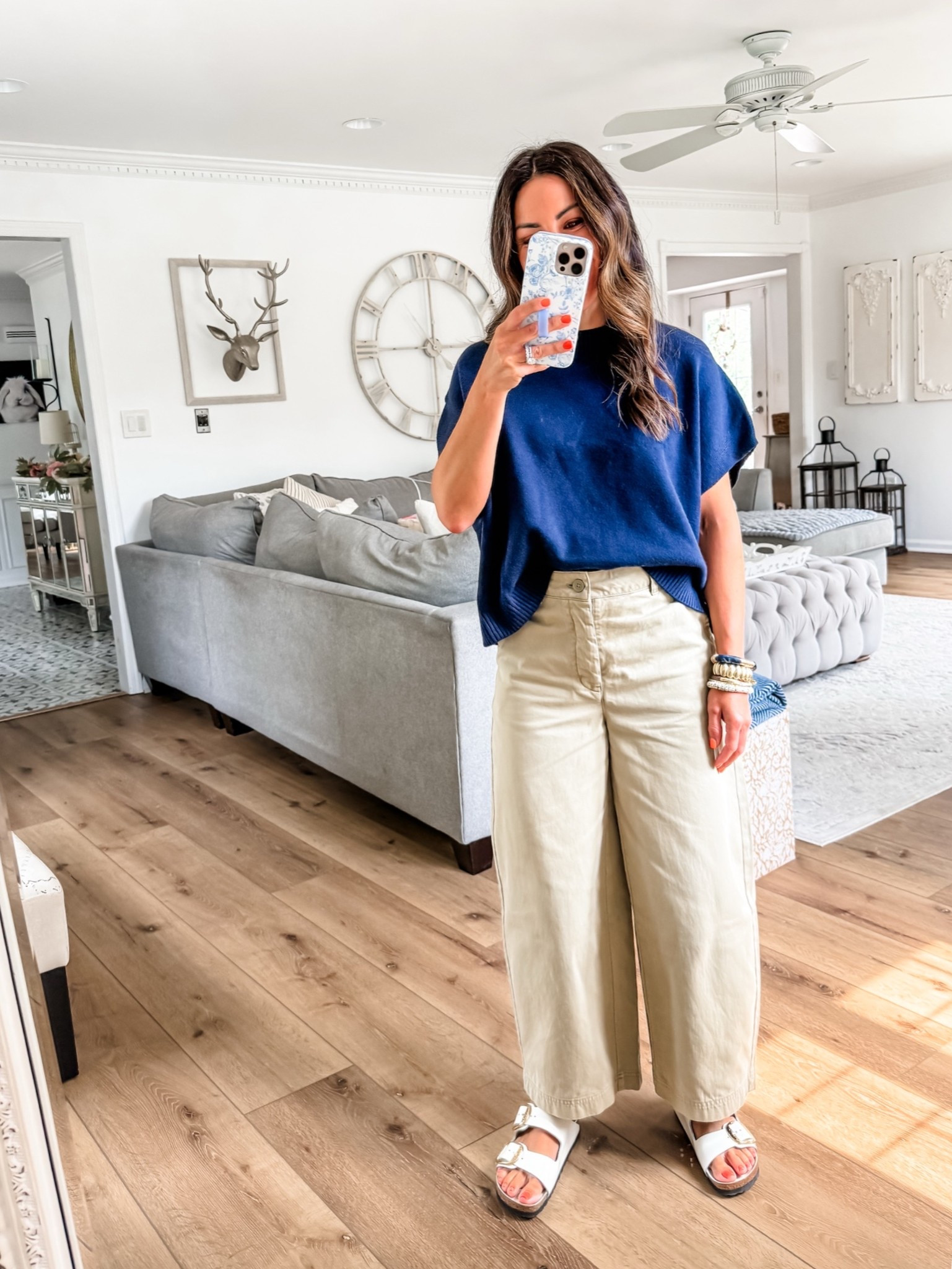 Chino pants 0. Small sweater.

#LTKOver40 #LTKPetite
