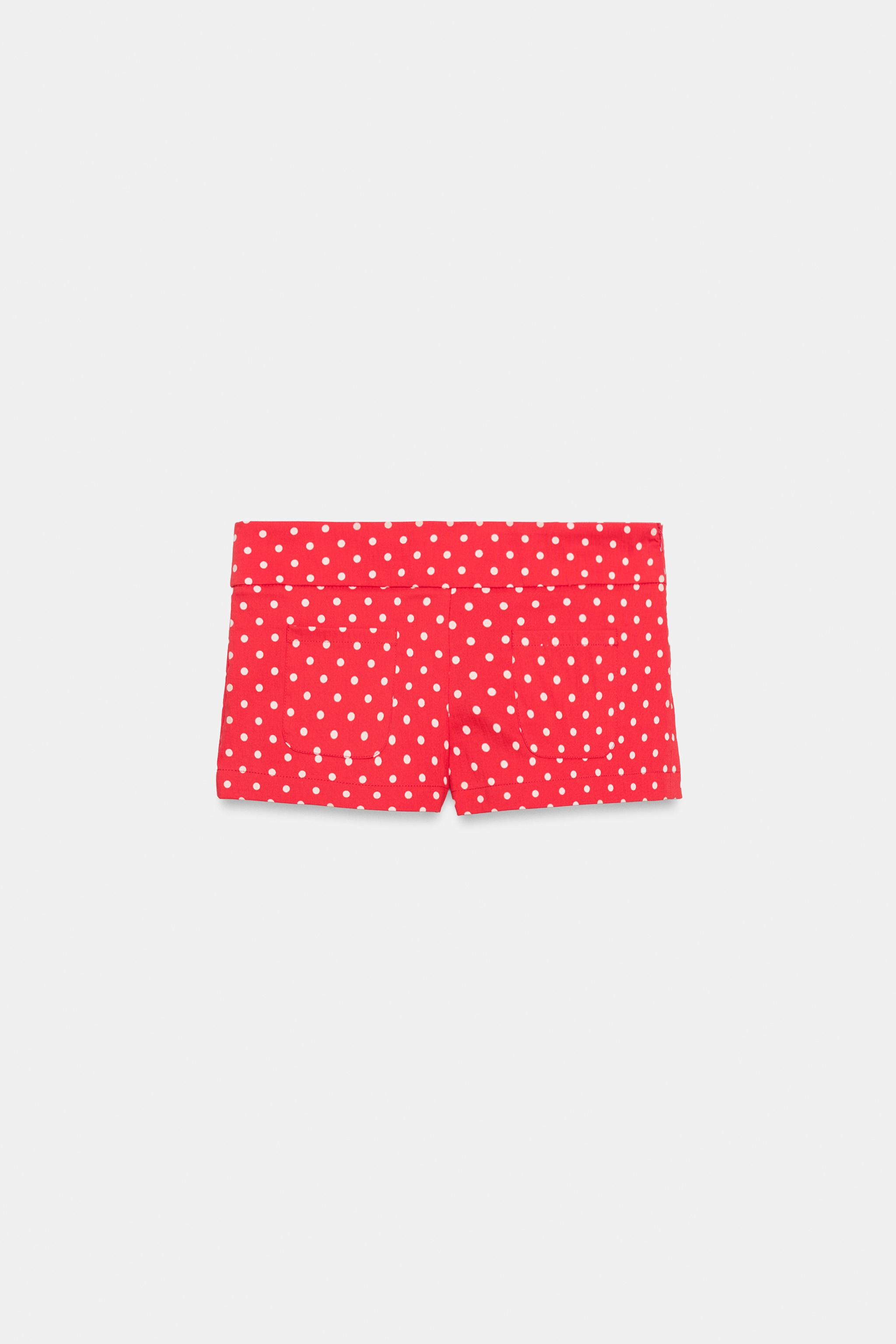 POLKA DOT MINI SHORTS | Zara US