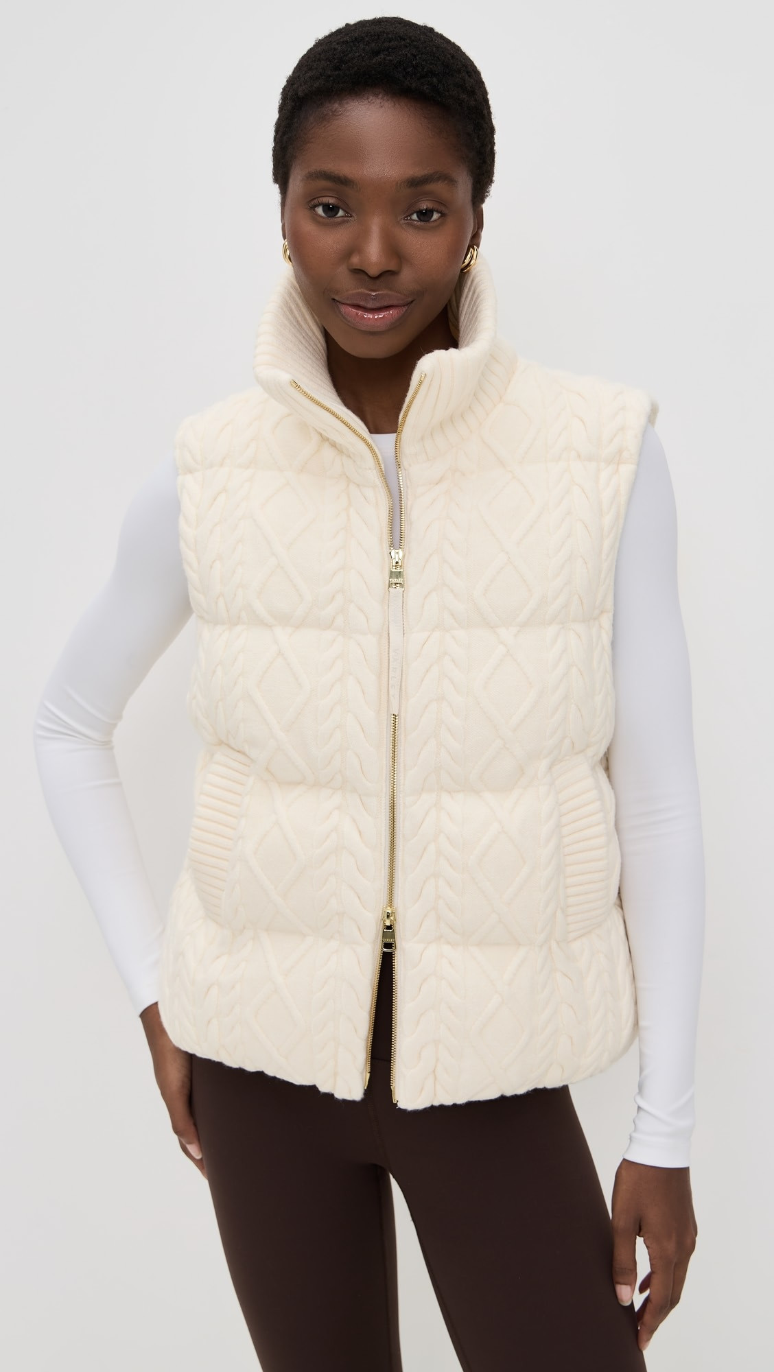 Irina Cable Knit Vest | Shopbop