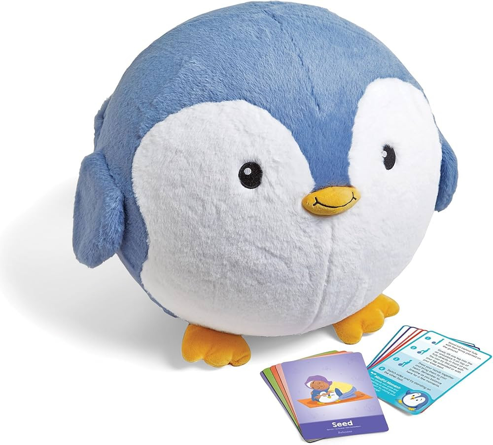 hand2mind Penguin BubblePlush Yoga Ball Buddy, Yoga for Kids, Calming Corner for Elementary Stude... | Amazon (US)