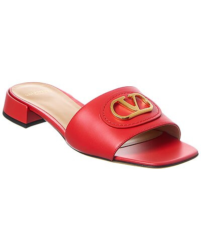 VLogo Signature Leather Sandal | Rue La La