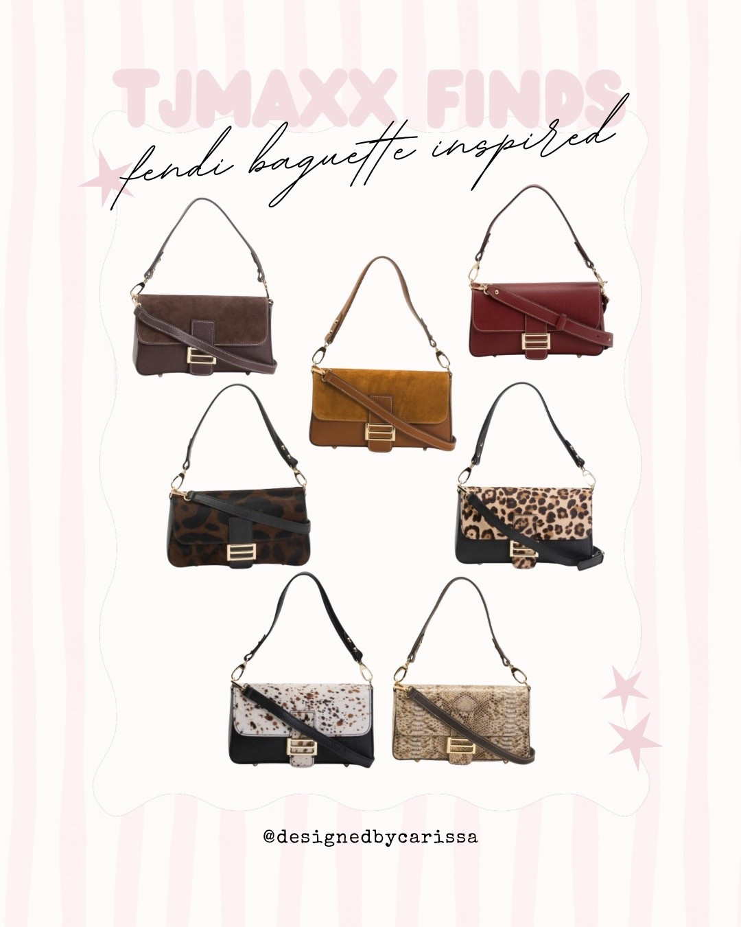 these bags are giving fendi baguettes at a FRACTION of the cost !!! 🤯👜

#LTKU #LTKSaleAlert #LTKootd
