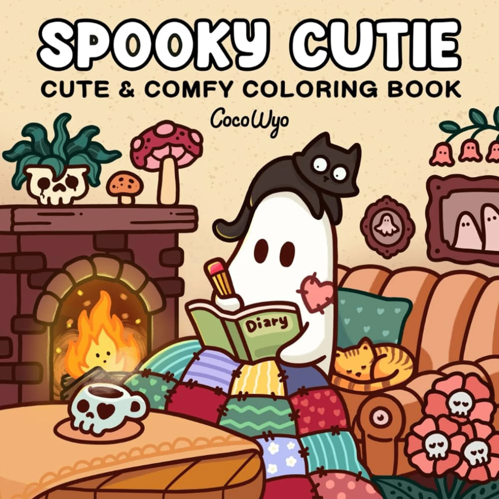 Clearance Vekome Spooky Cutie: Coloring Book for Adults and Teens Featuring Adorable Creepy Creat... | Walmart (US)