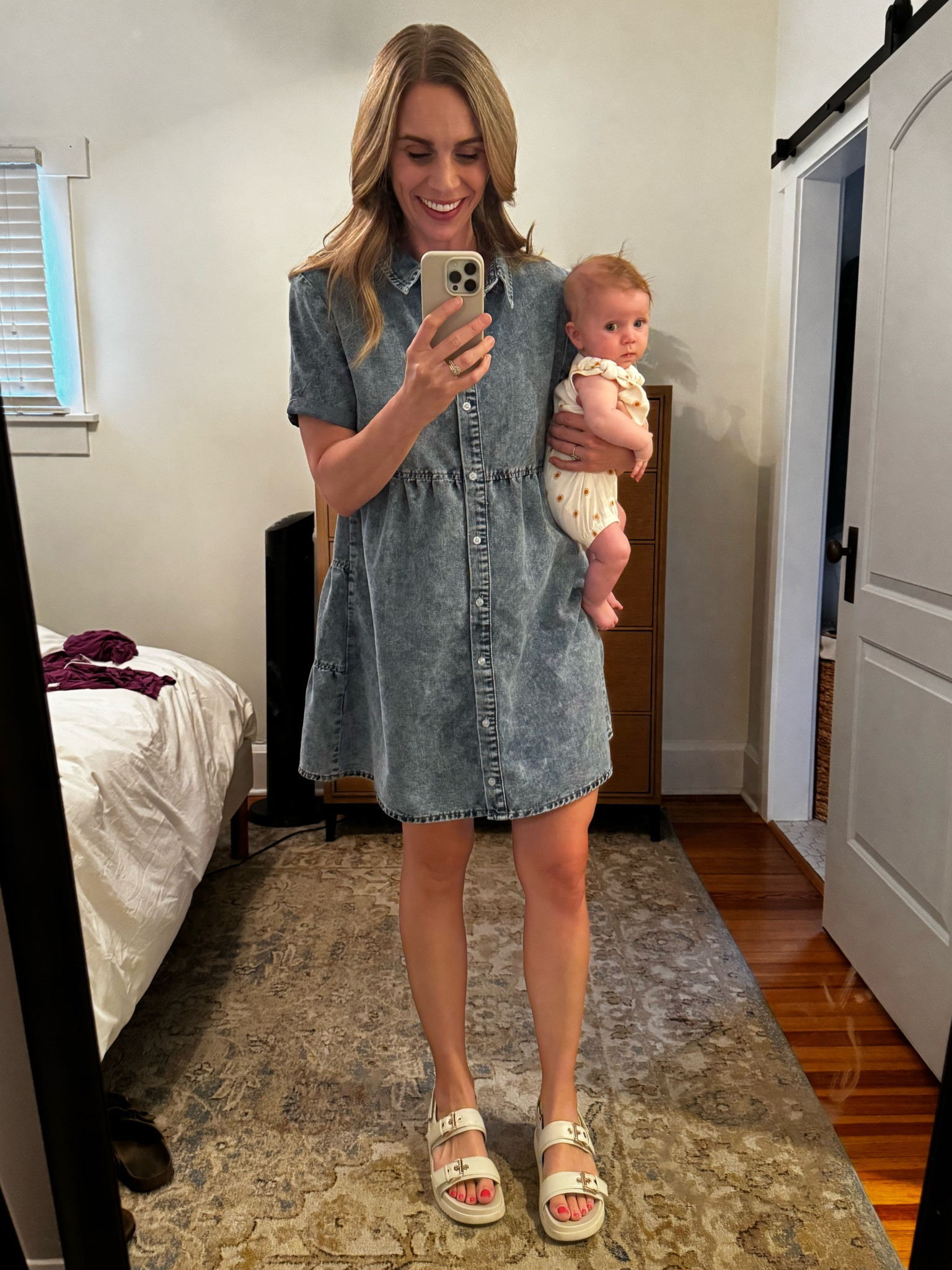 Breastfeeding friendly dress! Tons of colors !