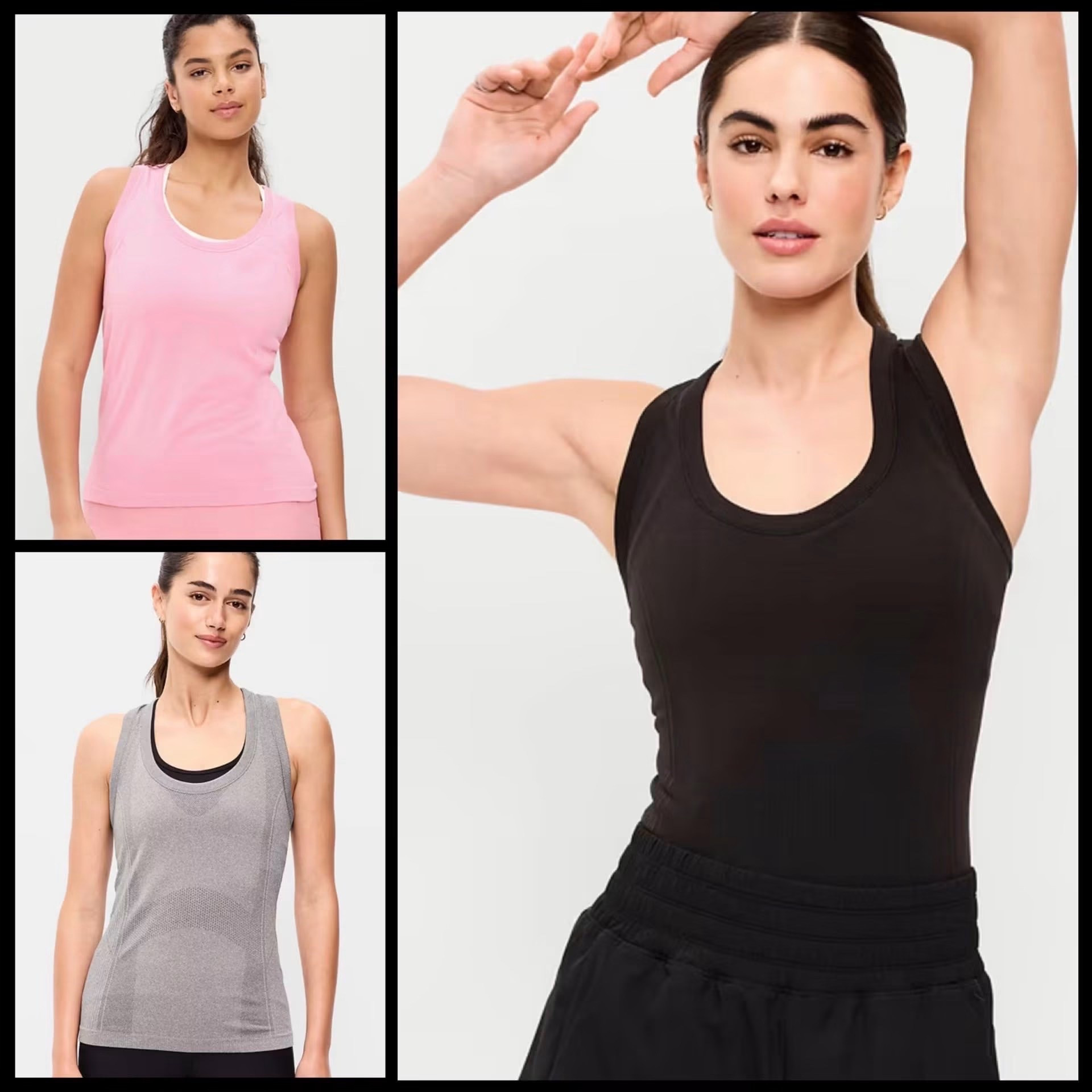 Old Navy Seamless Tank Tops are down to only $9.99 today - best pricing of the season! Love these, and highly recommend since they have such a great, comfy fit, and the dry wick fabric keeps you cool. Fantastic deal today, so sizes are going quickly!

#LTKSaleAlert #LTKActive #LTKootd