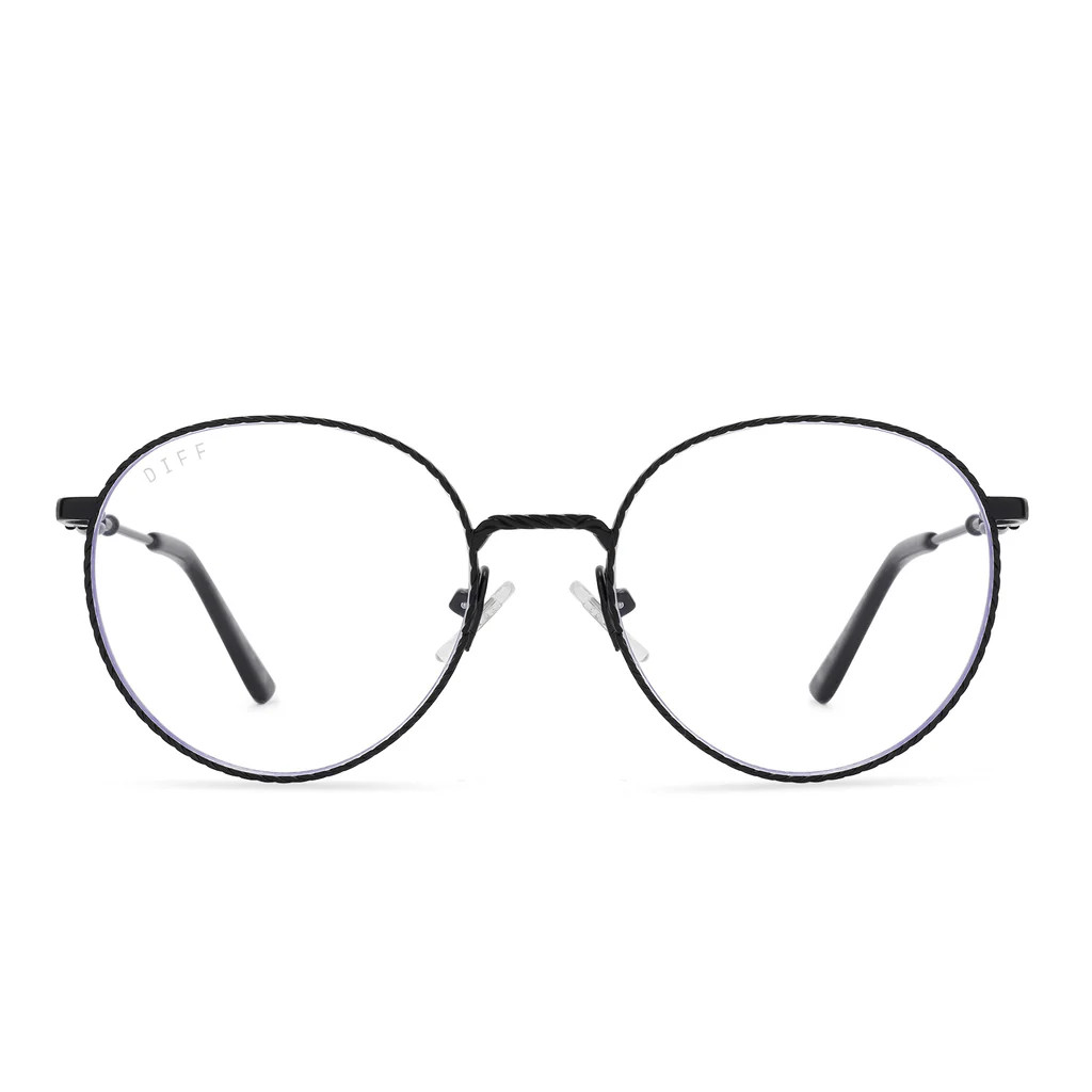 RAVENCLAW™ - SCHOLARLY MATTE BLACK + CLEAR | DIFF Eyewear
