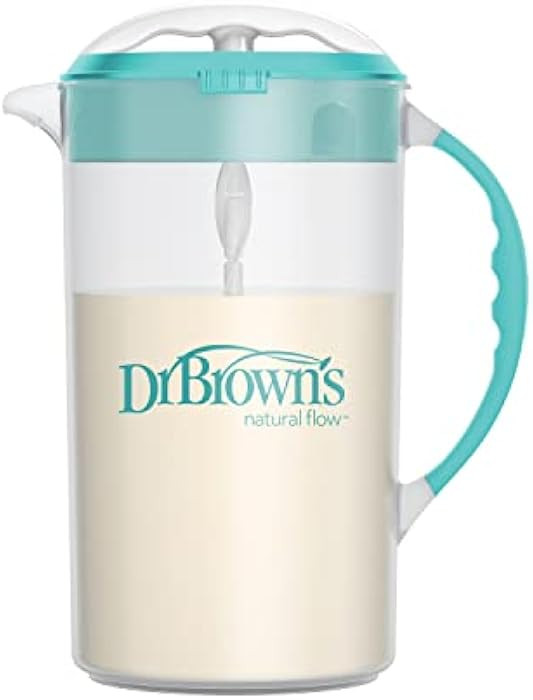 Dr. Brown's Baby Formula Mixing Pitcher with Adjustable Stopper, Locking Lid, & No Drip Spout, 32... | Amazon (US)