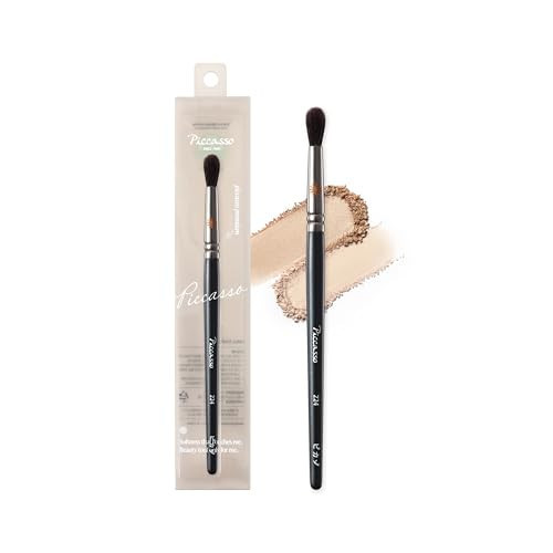 Piccasso 224 Eyeshadow Brush – Korean Eye Makeup Brush with Soft Tapered Bristles for Blending and Nose Contouring, Multi-Use Eye Shadow Brush for Daily Makeup and Shading | Amazon (US)