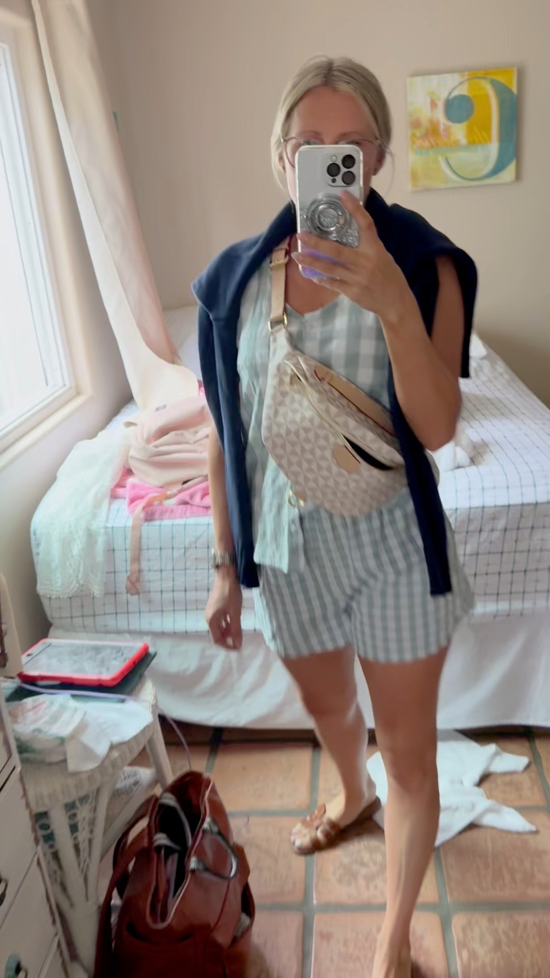 This 2 piece set is so cute and comfy.  The different patterns and the color and perfect!!  Topped with a cute sweater and crossbody to finish the look!

Size smalll

#LTKSeasonal #LTKStyleTip #LTKTravel